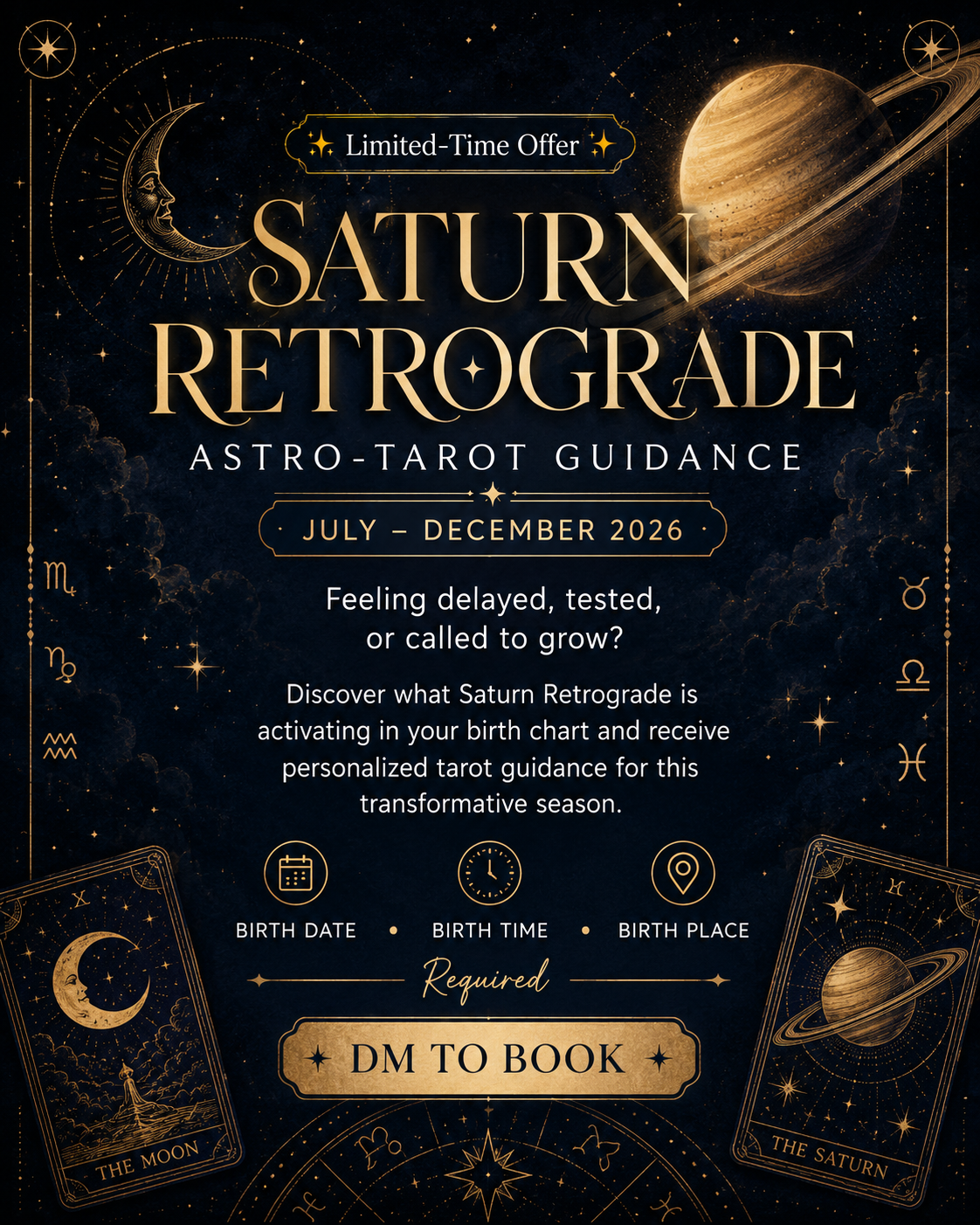 Saturn Retrograde Astro-Tarot Guidance